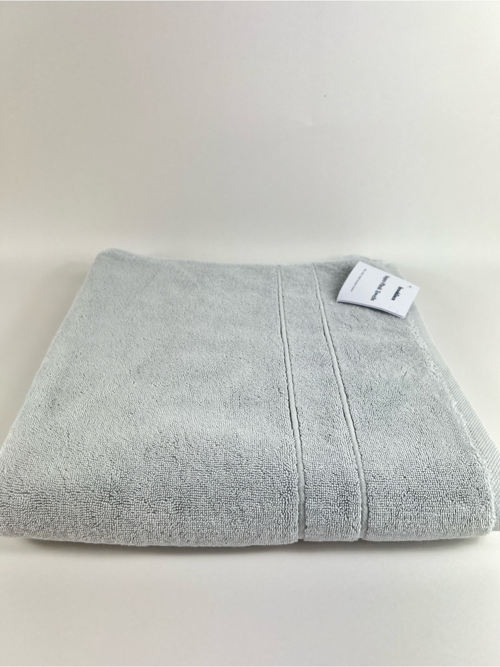Brooklinen Super Plush Bath Towel Cloud Light Gray 100% Turkish Cotton 1 Pc NEW